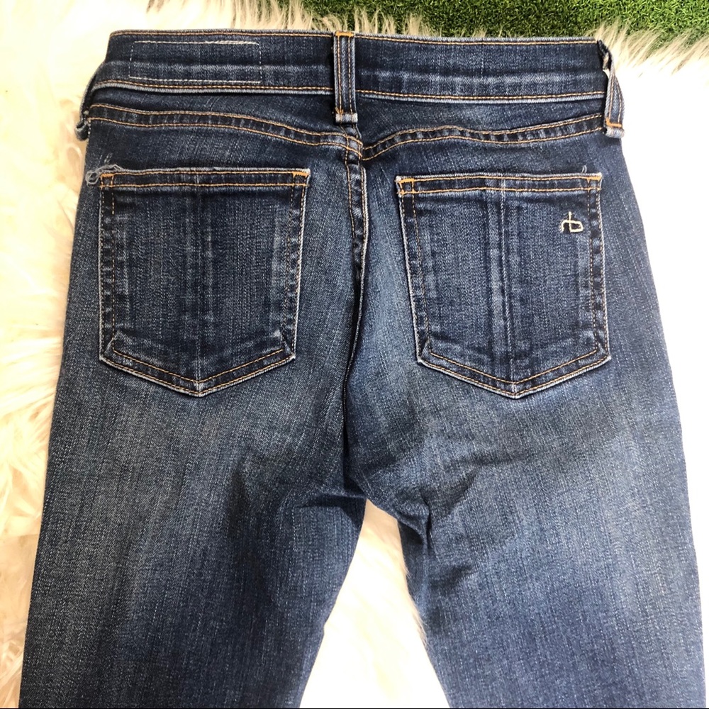 Rag & Bone Jeans Skinny in Woodford Dark Wash - Picture 8 of 8